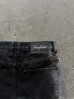 Jeans vintage Y2K pour hommes, personnalisés, 100% coton, noir, coupe skinny et slim, streetwear, pantalon en denim pour hommes