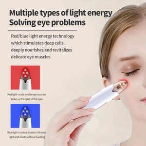 <b>Micro</b> Current Anti-Wrinkle Electric Eye Massage <b>Machine</b> High Frequency Eye Massager With Heat Compression - Product Image 4