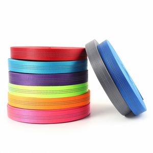 Polyester Tape <b>Webbing</b> Imitation Nylon <b>Webbing</b> Band Reflective Hollow <b>Webbing</b> Strap for Bag Home Textiles Belts Apparel Backpack - Product Image 1