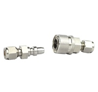 Connecteurs rapides en acier inoxydable 304 316, type Swagelok, raccords rapides
