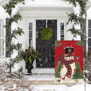 Muñeco de nieve promocional con bufanda Bandera de jardín de Navidad 12x18 pulgadas Doble cara <span class=keywords><strong>Cardinal</strong></span> Invierno Granja Bandera decorativa al aire libre - Product Image 4