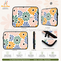 Housse d'ordinateur portable en néoprène personnalisée, étui de protection personnalisé, sac d'ordinateur imperméable, pochette pour ordinateur portable durable pour étudiant