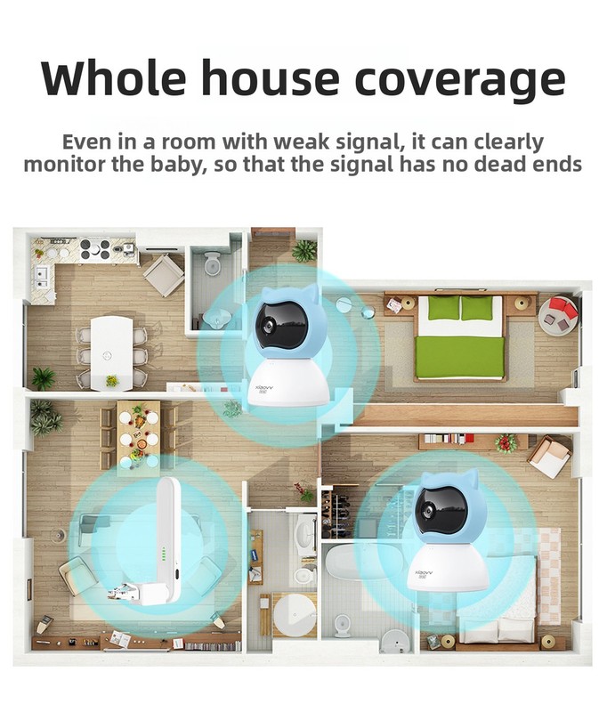 Smart WiFi Baby Monitor 3MP Night
