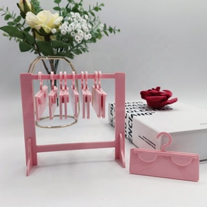 Desain Baru dan Dapat Dilepas Warna Akrilik Pakaian Rak Pajangan Bulu Mata Gantungan <span class=keywords><strong>Display</strong></span> Pemegang dengan Gantungan Dukungan Kustom - Product Image 5