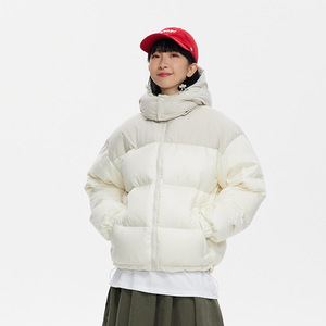 OEM Custom Design Men's Retro <strong>Waterproof</strong> 90 <strong>White</strong> Duck Down <strong>Jacket</strong> Padded Hooded Padded Quilted Puffer Down <strong>Jacket</strong> for Men - Product Image 4