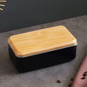 Japanese Modern Style Leak Proof Kids 2 Layer square Bento <b>Lunch</b> <b>Box</b> Custom Logo - Product Image 3