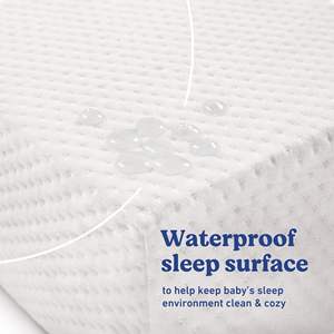 Produk balita Cina grosir anak-anak Harga tidur tempat tidur bayi busa memori kasur tidur Topper bayi ukuran kecil kasur bayi - Product Image 6