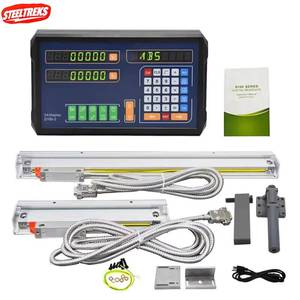 Herramientas manuales Steeltreks: Pantalla DRO de lectura de <span class=keywords><strong>2</strong></span> o 3 ejes, regla digital de escala lineal para torno/fresadora, señal TTL/RS422 - Product Image 1