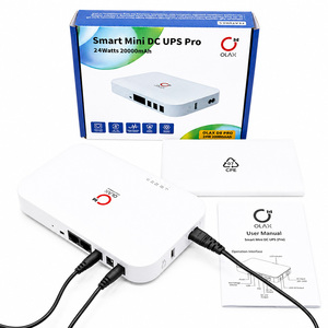 OLAX D8pro เครื่องสำรองไฟแบบพกพาขนาดเล็ก 12V 74WH 20000mah ช่องเสียบ USB 2A สำหรับกล้องวงจรปิด WiFi D8 Pro Mini UPS สำหรับเราเตอร์ WiFi D8 Pro - Product Image 2
