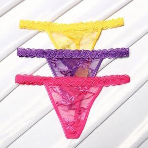 Mutandine perizoma da donna Sexy con perizoma in pizzo con perizoma - Product Image 4