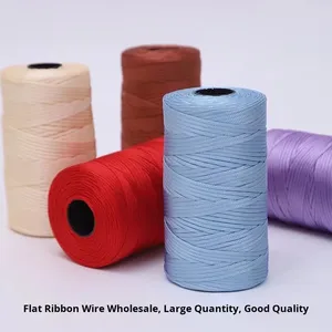 Mercerisé coton lin ceinture plate corps léger glace soie ligne creuse bricolage <span class=keywords><strong>été</strong></span> tissé à la main <span class=keywords><strong>chapeau</strong></span> coussin couverture chaussures crochet teint - Product Image 2