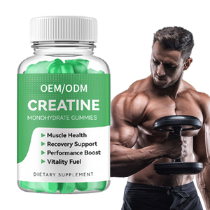 Gummies de créatine personnalisées, saveur personnalisée, végétaliennes, sans sucre, sans gluten, complément pré-entraînement, OEM ODM, étiquette privée, approvisionnement en vrac, GMP - Product Image 1