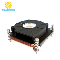 Ventilateur de refroidissement CPU en cuivre WellSunFan, prix d'usine, ODM OEM, 8T2002C1M3 1U pour boîtier d'ordinateur, roulement à billes, 28dBA