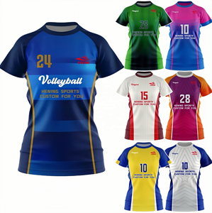 Divisa da Pallavolo per Donna e Bambino Abbigliamento da Tennis Maglia da Badminton Maglietta da Pickleball Maglie da Pallamano Abbigliamento Sportivo Personalizzato - Product Image 1