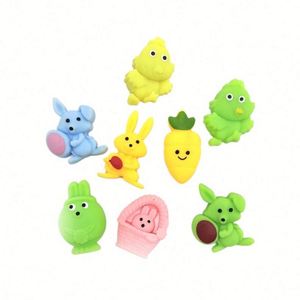 Juguete Antiestrés de Pascua, Conejo, Zanahoria, Pollito, TPR, Gashapon, para Niños de 5 a 7 Años, Unisex, Eva - Product Image 5