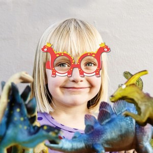 Gafas <span class=keywords><strong>de</strong></span> Papel con Diseño <span class=keywords><strong>de</strong></span> <span class=keywords><strong>Dinosaurios</strong></span> <span class=keywords><strong>para</strong></span> Niños, Gafas <span class=keywords><strong>de</strong></span> Fiesta, Decoración <span class=keywords><strong>para</strong></span> Fiestas Infantiles, Gafas <span class=keywords><strong>de</strong></span> Dibujos Animados - Product Image 4