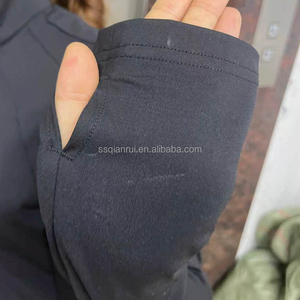 T-shirt de sport pour homme à col zippé, manches longues semi-zippées et tissu respirant, idéal pour l'entraînement de football - Product Image 5