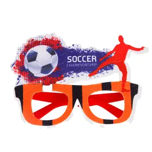 2023 pays drapeau fête papier lunettes Photo accessoires Football fête Fans lunettes