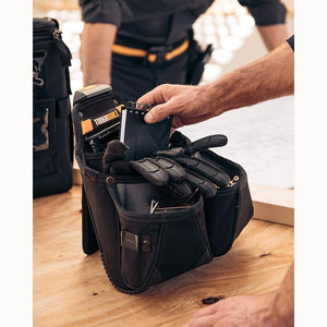 Bolsa de Herramientas de Cuero Resistente y Portátil ToughBuilt, Funda para Taladro con Accesorios para Técnicos y Electricistas, Bolsa de Cintura para Herramientas - Product Image 6