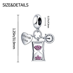 Pendentif en perle d'origine en laiton blanc plaqué argent, un accessoire de bijouterie tendance pour femmes en 2026, idéal comme cadeau de bijoux - Product Image 6