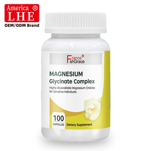 Fabricant de compléments alimentaires certifiés GMP Shecome Magnesium Glycinate Complex, Calm Health, 100 capsules de complexe de glycinate de magnésium - Product Image 5