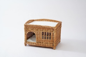 Mobilier <span class=keywords><strong>pour</strong></span> animaux de compagnie JY : Grandes maisons isolées en osier de saule <span class=keywords><strong>pour</strong></span> chiens et chats, imperméables et résistantes aux intempéries, en tissu, <span class=keywords><strong>pour</strong></span> le jeu - Product Image 2