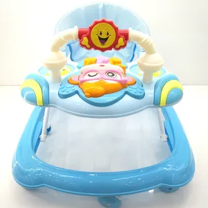 hot sale china made good price 4 in 1 baby walker trolley car entertainer walker for kids child baby