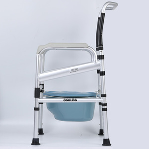 Chaise de toilette pliable et portable Maxhealth en alliage d'aluminium CST-2067 pour personnes âgées et femmes enceintes - Product Image 3