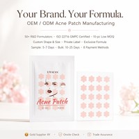 Patchs Hydrocolloïdes Anti-Acné OEM Marque Privée Forme Fleur Invisible Traitement Localisé Imperméable Végétalien Sans Cruauté Animale Couvrant