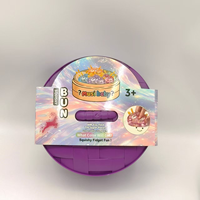 Kerstrendier TPR Squishy Stressverlichter Fidget Toy Glitter Zintuiglijk Cadeau voor de Feestdagen