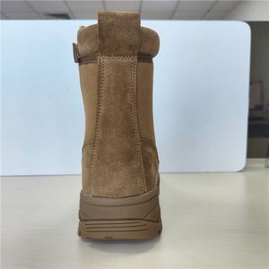 TSB09 2025 Nuevas Botas de Montañismo Color Café Oscuro, Botas de Desierto Resistentes para Hombre, Cuero Vacuno de Gamuza - Product Image 6