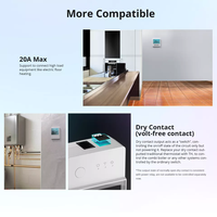 Interrupteur intelligent WiFi SONOFF TH Elite THR320D 20A avec détecteur de température et d'humidité, compatible Google Alexa
