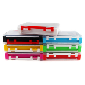 Caja de Almacenamiento de Accesorios de Pesca de Doble Capa y Doble Cara con Siete Compartimentos Coloridos, Inserto Móvil de Esponja y Plástico - Product Image 1