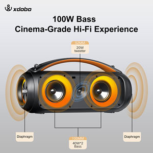 <span class=keywords><strong>ล</strong></span>ำโพงพกพา XdoBo Vibe Plus II 100W กันน้ำระดับ IPX5 เชื่อมต่อไร้สายแบบ Dual Mode แบตเตอรี่สำรอง 8800mAh รองรับการ์ดหน่วยความจำ ไฟ RGB LED สำหรับใช้ในบ้าน - Product Image 2