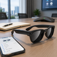 Lunettes intelligentes IA 8MP avec contrôle d'applications, appels mains libres et enregistrement