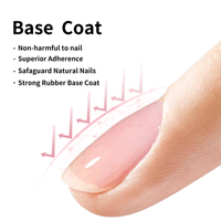 Vente en gros OEM ODM – Base Coat Gel Mat et Brillant Transparent, Sans HEMA ni TPO, Longue Durée, Écologique, UV/LED pour Salons de Manucure