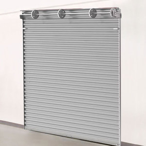 Puerta Enrollable de Aluminio y Acero de Alta Resistencia, Puerta Enrollable Industrial para Garaje Resistente al Viento, Venta al por Mayor de Fábrica - Product Image 1