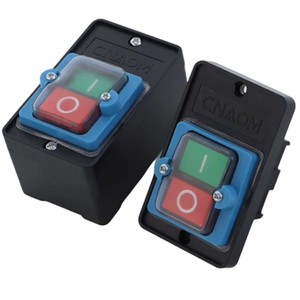 Interrupteur à bouton-poussoir de commande industrielle YiHe, étanche IP65, 380V 10A 1NO1NC, construction en plastique et cuivre - Product Image 6