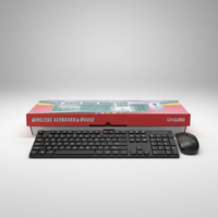Clavier et souris sans fil pour jeux vidéo vendus directement par l'usine, sensation mécanique, rétroéclairage pour PC de bureau, lumière LED arc-en-ciel