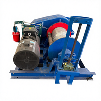 Treuil électrique haute vitesse 10 tonnes avec câble en acier, treuil de traction 10T