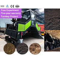 Machine à retourner le compost CLASSY, équipement commercial de fermentation et de mélange pour compostage, moteur haute performance 380V/220V, économie d'énergie pour