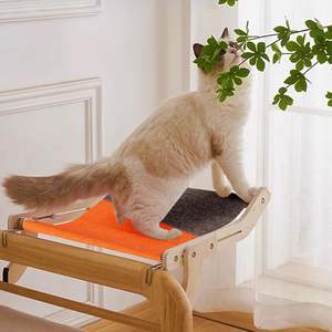Gran madera y tela Oxford gato ventana percha hamaca colgante <span class=keywords><strong>nido</strong></span> <span class=keywords><strong>cama</strong></span> para balcón o cajón gato <span class=keywords><strong>cama</strong></span> asiento - Product Image 2
