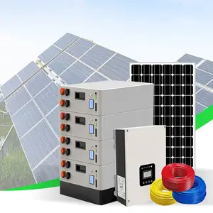 하이브리드 시스템 30 kw, 50 kw ~ 80 kw 100 kw 태양 에너지 시스템의 태양 에너지 저장, 배터리와 함께