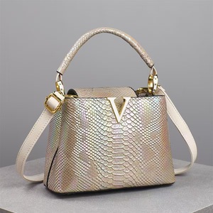 Nuove <span class=keywords><strong>Borse</strong></span> da <span class=keywords><strong>Donna</strong></span> alla Moda in Pelle PU, Borsa a Tracolla Trendy con Motivo a Serpente, Borsa a Spalla di Alta Qualità per Donne - Product Image 4