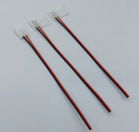 Bande lumineuse LED SYK 8 mm sans soudure, connexion rapide, connecteur à 2 broches, conducteur en cuivre, isolation en PVC, 3528