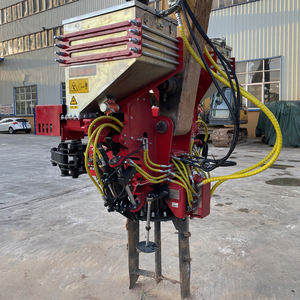 Équipement forestier XUVOL pour plantations, accessoire d'excavatrice 13-15T, rotateur de fosse, pousseur de terre, épandeur d'engrais à double bac - Product Image 2