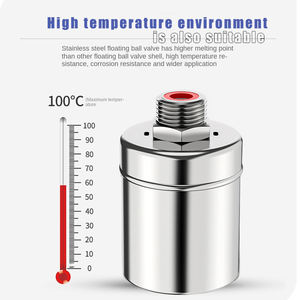 Automatische Niveauregeling Drijvende Kogelkleppen Groothandelsprijs Watertank Toren Auto Snelle Vulling Stop Roestvrijstalen Vlotterklep - Product Image 3