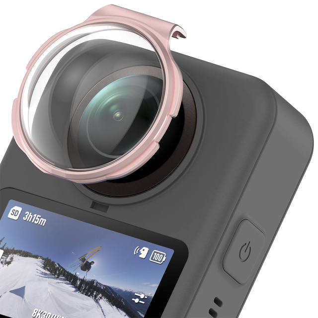 HONGDAK Anti-Scratch HD Optical Glass Lens Guard 2Pcs Protective Covers for DJI Osmo 360 Camera Accessories Protector Caps