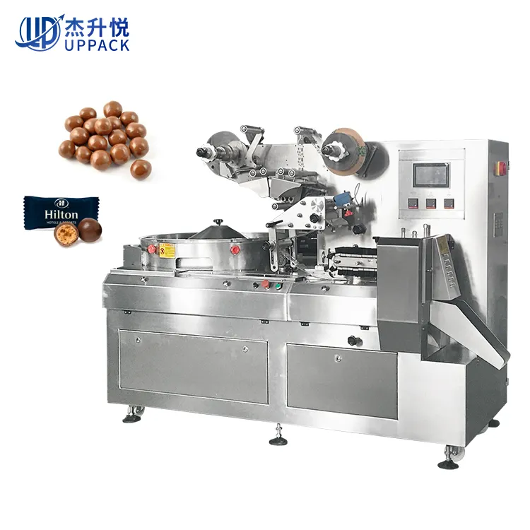 High rate Automatic Snack Food Packing Machine Gummy Candy Chocolate Ball Packaging Machine