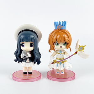 6pccs/set Venta caliente Kawaii <span class=keywords><strong>Card</strong></span> <span class=keywords><strong>Captor</strong></span> <span class=keywords><strong>Sakura</strong></span> Recoger modelo de juguete Anime PVC Figura Colección Figuras de acción - Product Image 5